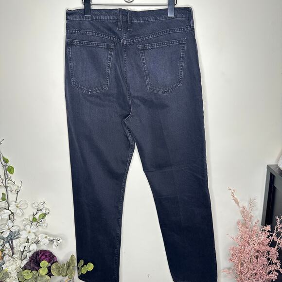 FRAME Le High N Tight Straight Leg Jeans Inkwell Black Wash Sz 30 $250 {3M5} - Picture 4 of 6